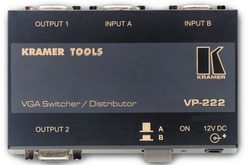 Kramer VP-222 Коммутатор 2x1 / усилитель-распределитель 1:2 сигналов VGA, 365 МГц (VGA; Tools)