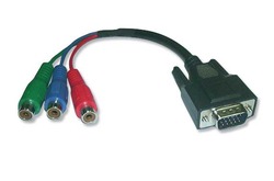 Переходный кабель Kramer VGA на 3 RCA  (1.8м)